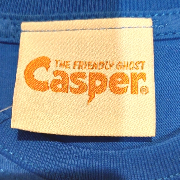 Casper The Friendly Ghost Girl's Blue Short Sleeved Tee NWT Sizes S/P, L/G & XL - Picture 5 of 6